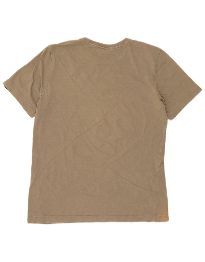 ADIDAS Womens Graphic T-Shirt Top UK 8 Small Khaki