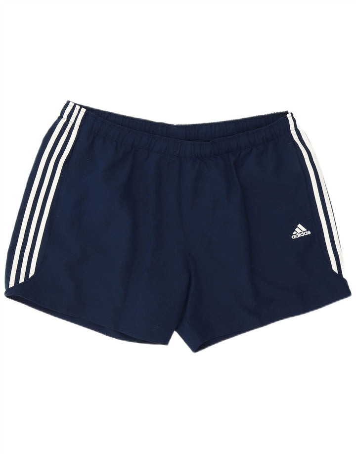 Adidas Mens Climalite Sport Shorts 3XL  Navy Blue Polyester