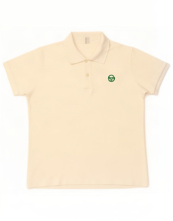 Sergio Tacchini Mens Polo Shirt Medium Off White