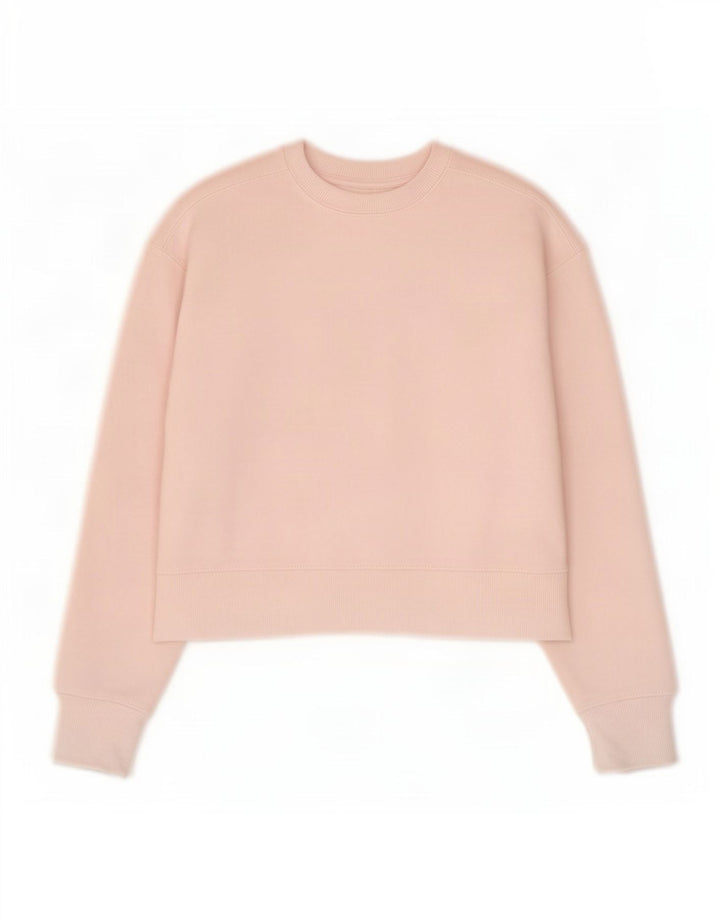 Zara Girls Sweatshirt Jumper 7-8 Years Pink