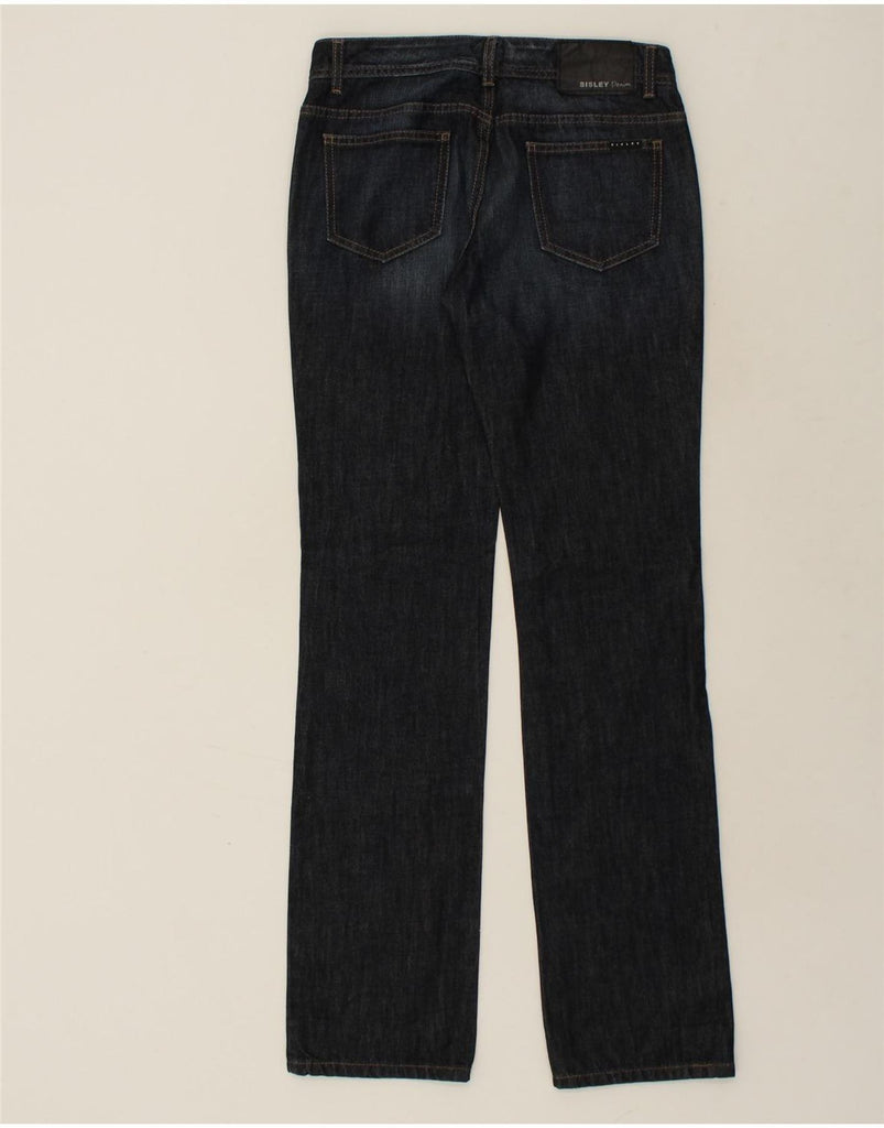 SISLEY Womens Straight Jeans W30 L35  Navy Blue Cotton | Vintage Sisley | Thrift | Second-Hand Sisley | Used Clothing | Messina Hembry 