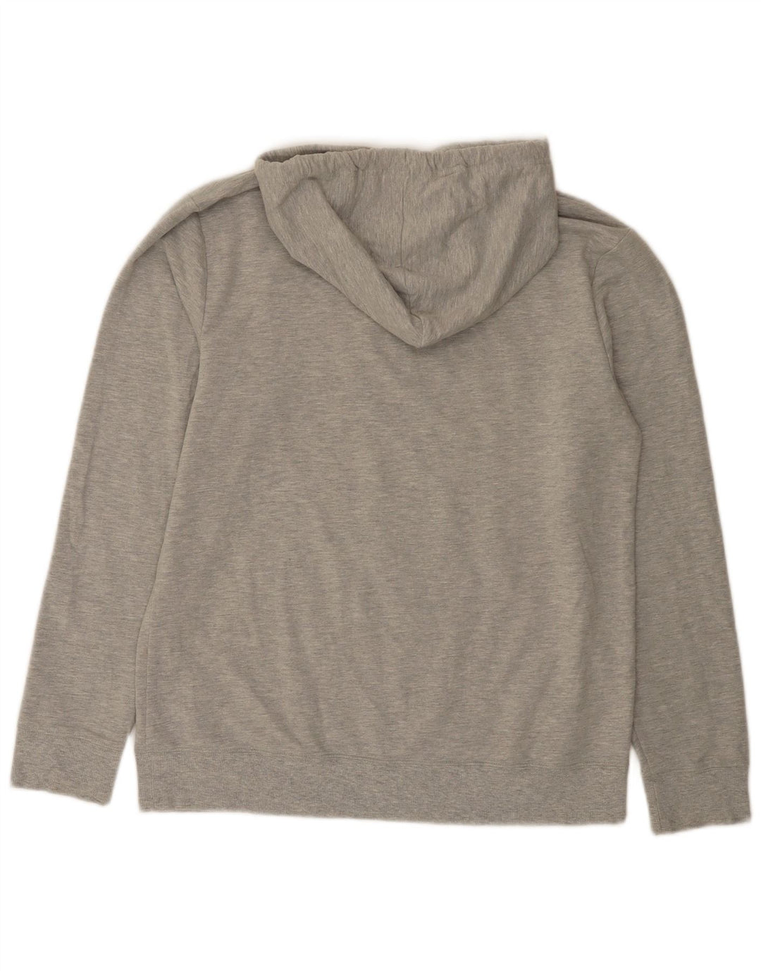 Calvin Klein Mens Graphic Hoodie Jumper Medium Grey Flecked Cotton