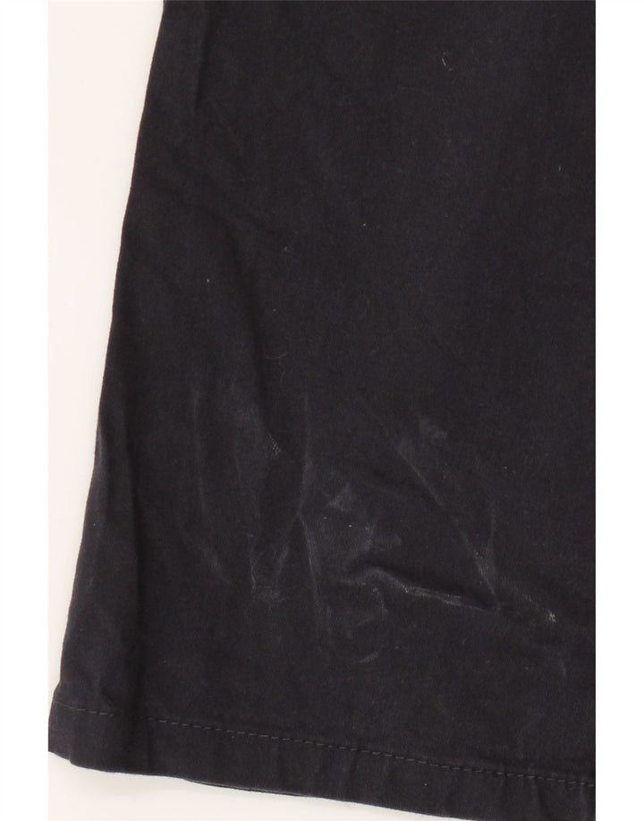Marks & Spencer Mens Regular Fit Chino Trousers W36 L29 Navy Blue Cotton