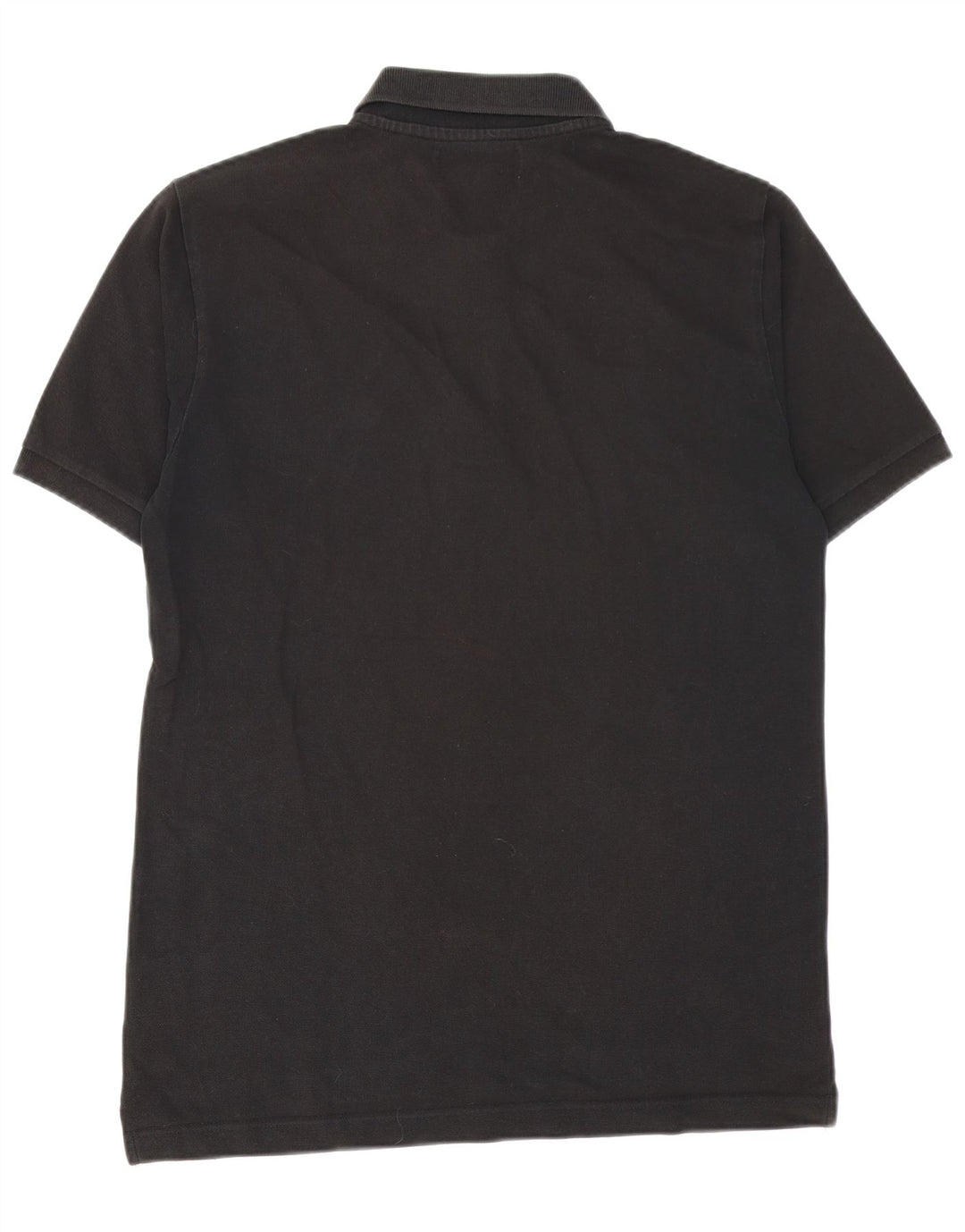 Kappa Mens Polo Shirt Medium Black Cotton