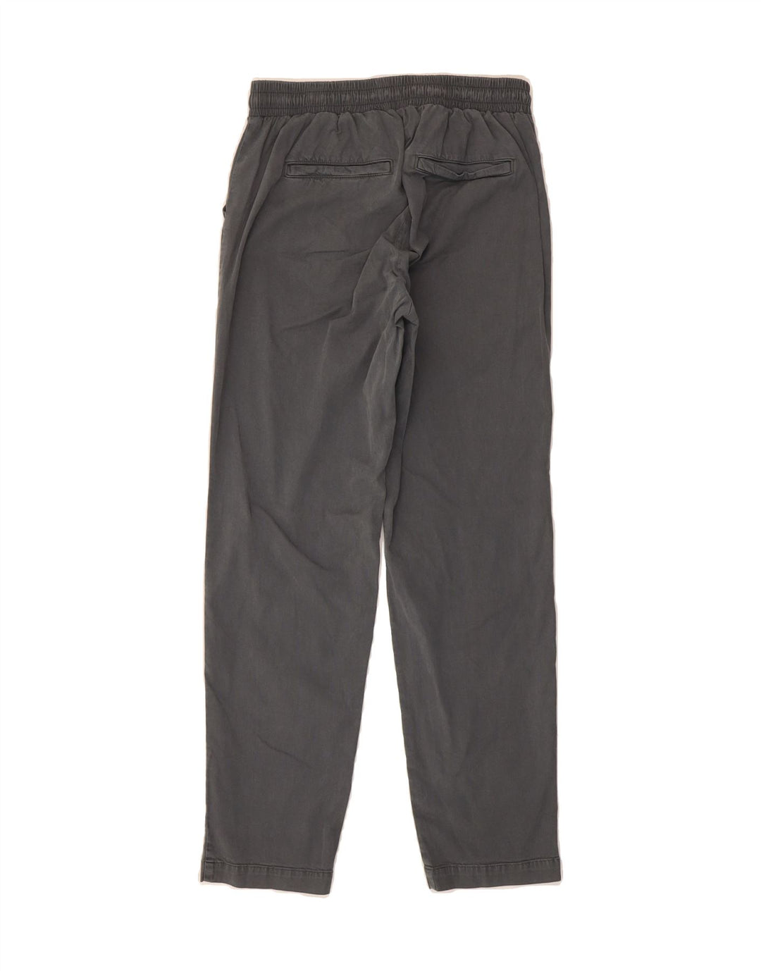ORVIS Womens Straight Casual Trousers Small W27 L28 Grey Lyocell Vintage Orvis and Second-Hand Orvis from Messina Hembry 