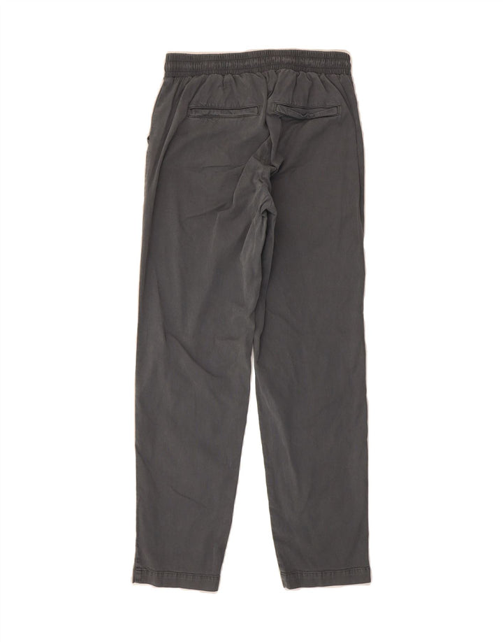 ORVIS Womens Straight Casual Trousers Small W27 L28 Grey Lyocell Vintage Orvis and Second-Hand Orvis from Messina Hembry 