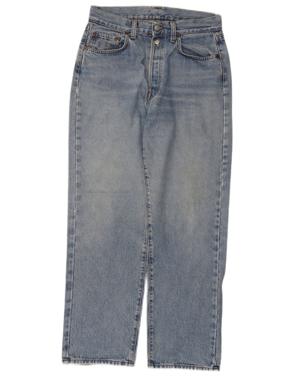Replay Womens High Waist Tapered Jeans W30 L29 Blue Cotton