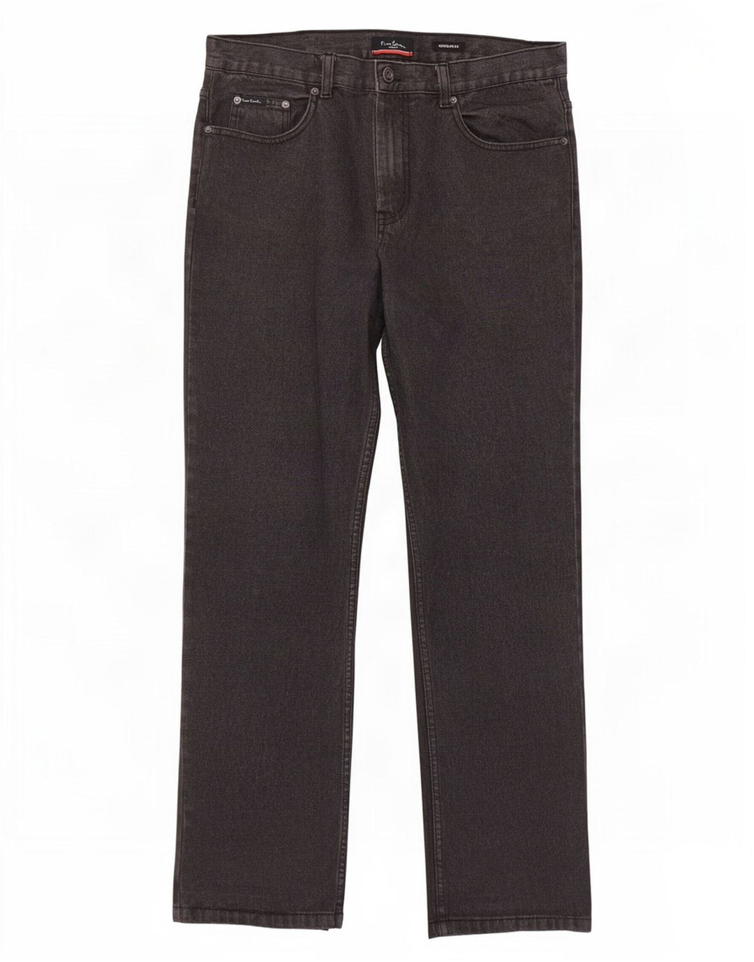 Pierre Cardin Mens Regular Fit Straight Jeans W34 L31 Grey Cotton