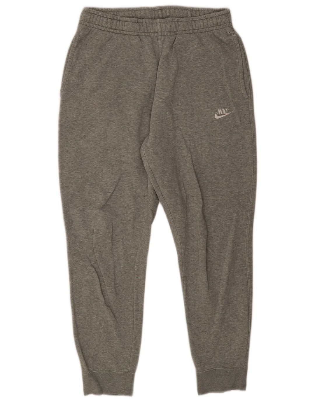 Nike Mens Tracksuit Trousers Joggers Medium  Grey Cotton
