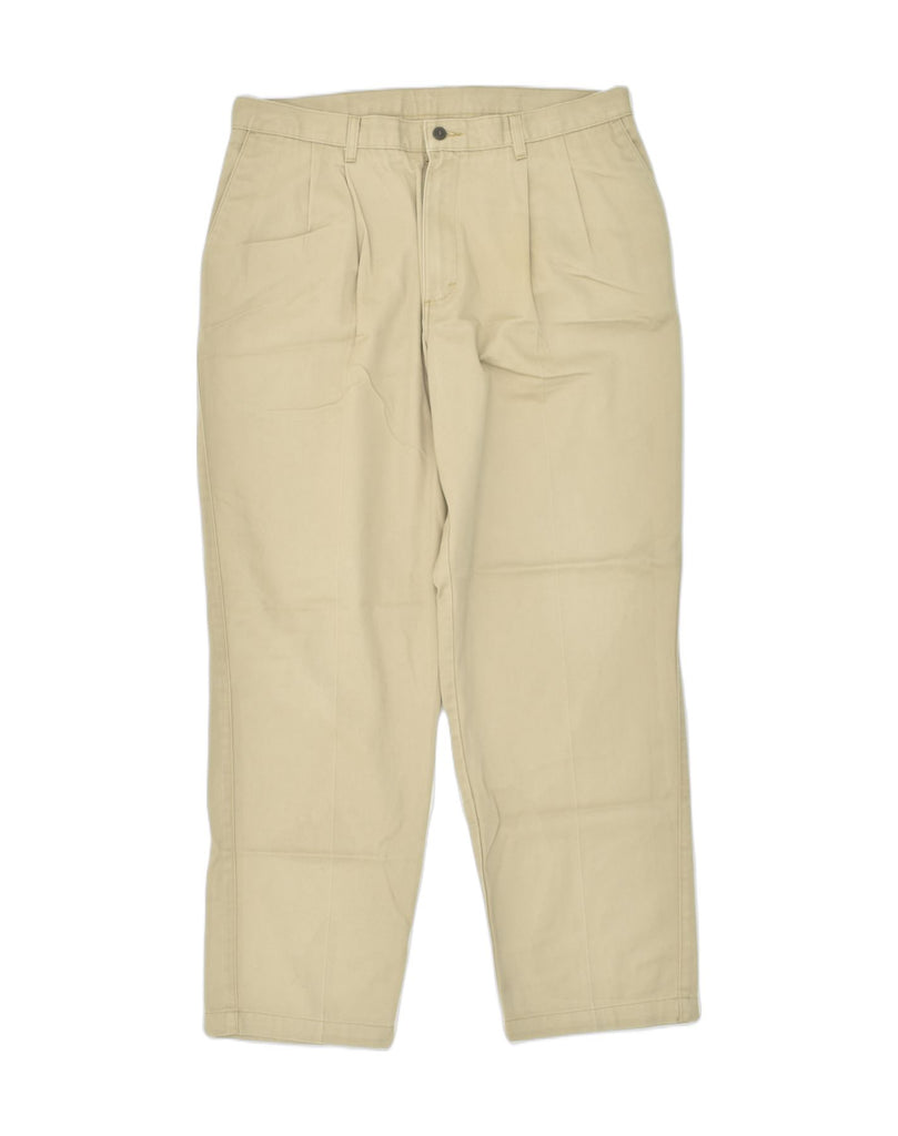 LEE Mens Khakis Pegged Chino Trousers W36 L31 Beige Cotton | Vintage Lee | Thrift | Second-Hand Lee | Used Clothing | Messina Hembry 