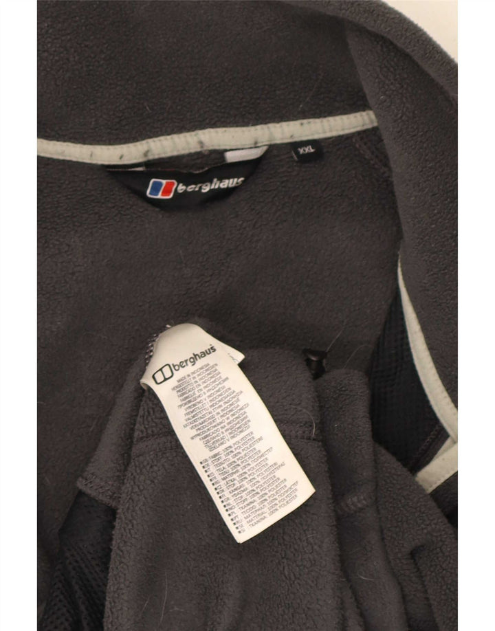 Berghaus Mens Fleece Jacket UK 44 2XL Grey Polyester