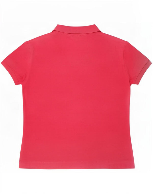 Lacoste Womens Polo Shirt Size 48 XL Pink Cotton