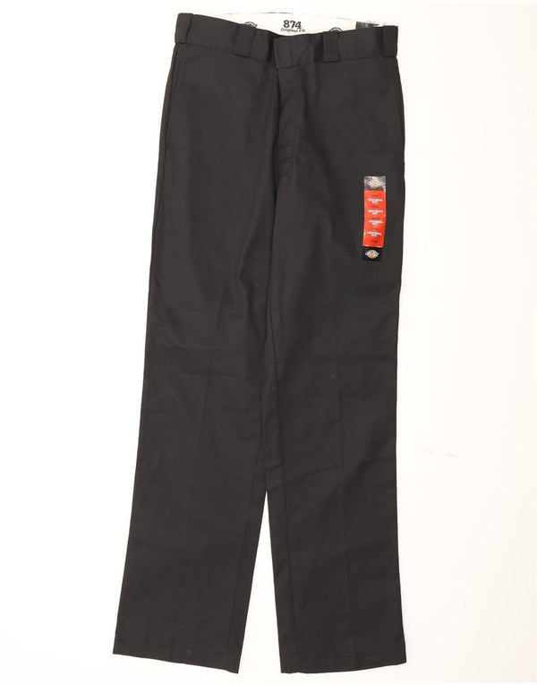 Dickies Mens 874 Straight Original Fit Chino Trousers W32 L34 Black