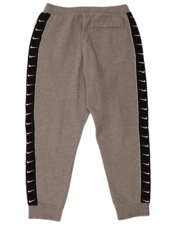 Nike Mens Tracksuit Trousers Joggers Large  Grey Colourblock Cotton