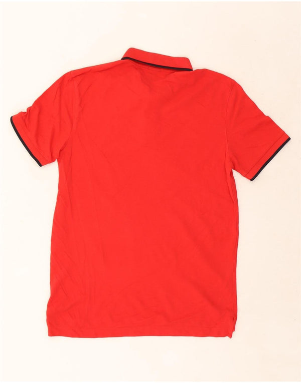 Hugo Boss Mens Polo Shirt Medium Red Cotton