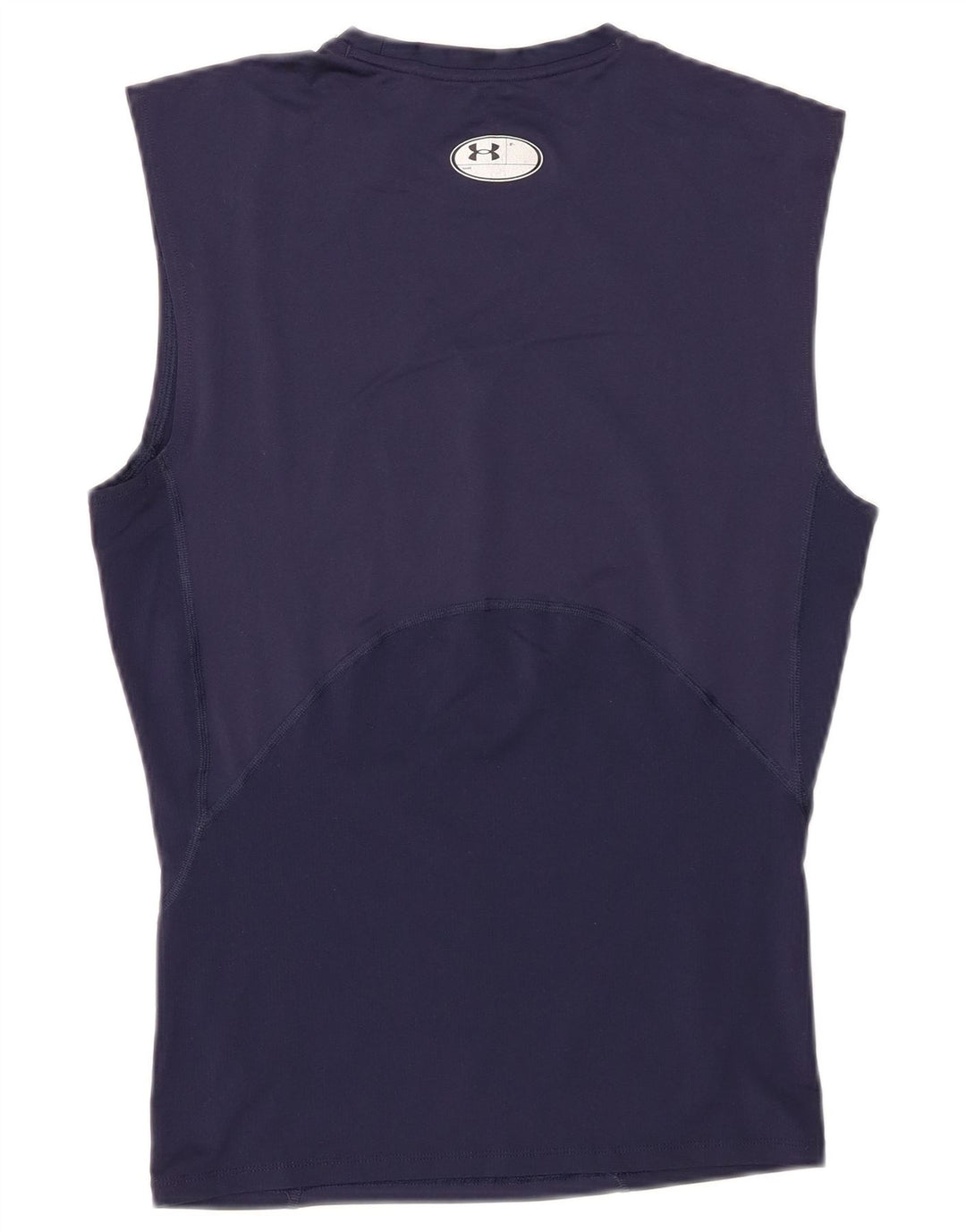 UNDER ARMOUR Womens Heat Gear Vest Top UK 14 Large Navy Blue