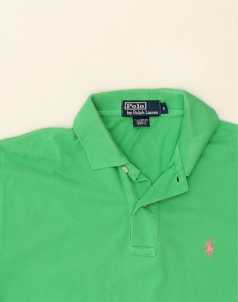 POLO RALPH LAUREN Mens Polo Shirt Small Green Cotton | Vintage Polo Ralph Lauren | Thrift | Second-Hand Polo Ralph Lauren | Used Clothing | Messina Hembry 