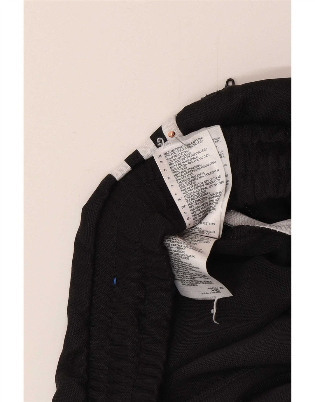 Adidas Mens Tracksuit Trousers Medium  Black Cotton