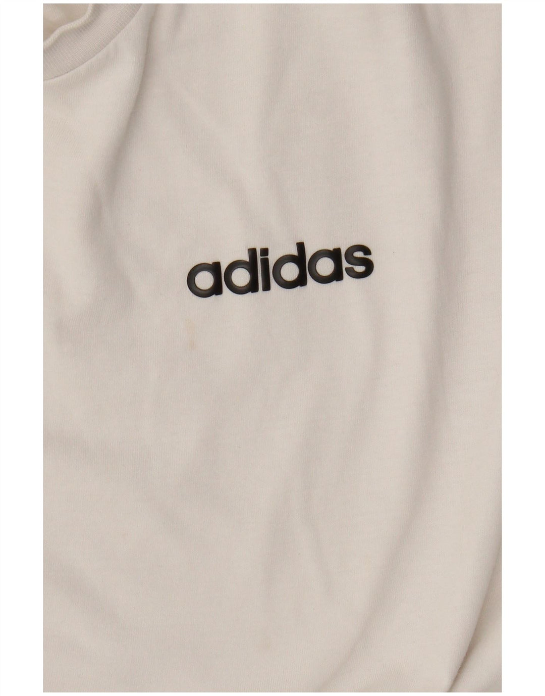 Adidas Mens T-Shirt Top XL White Cotton