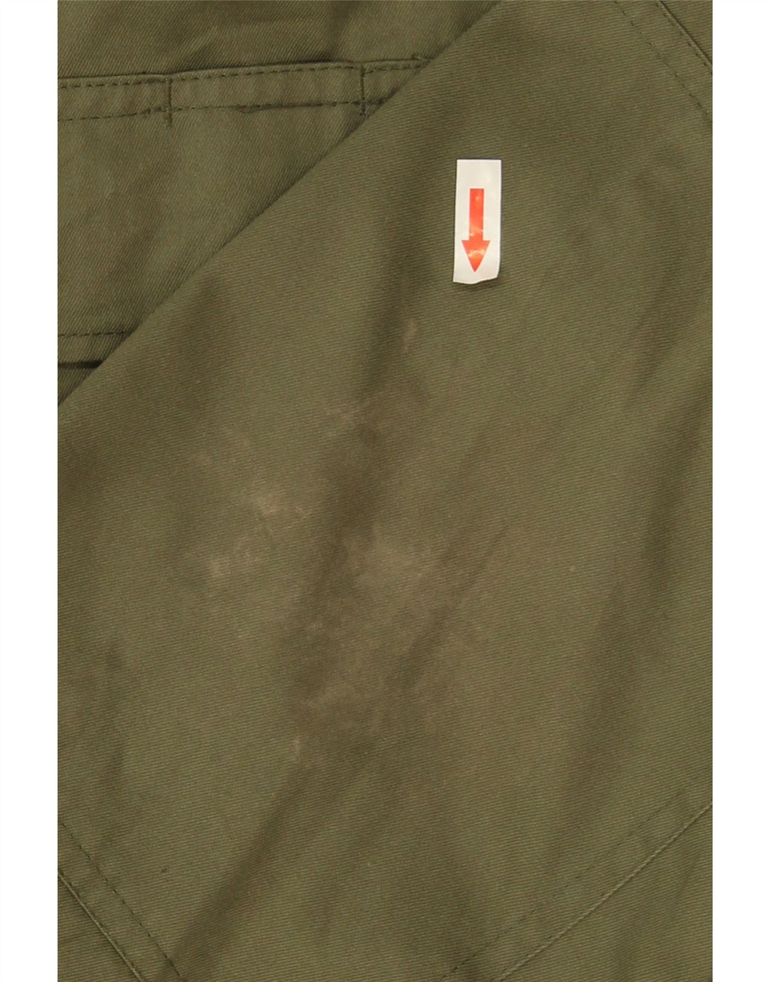 Vintage Mens Utility Jacket UK 40 Large Khaki Polyester