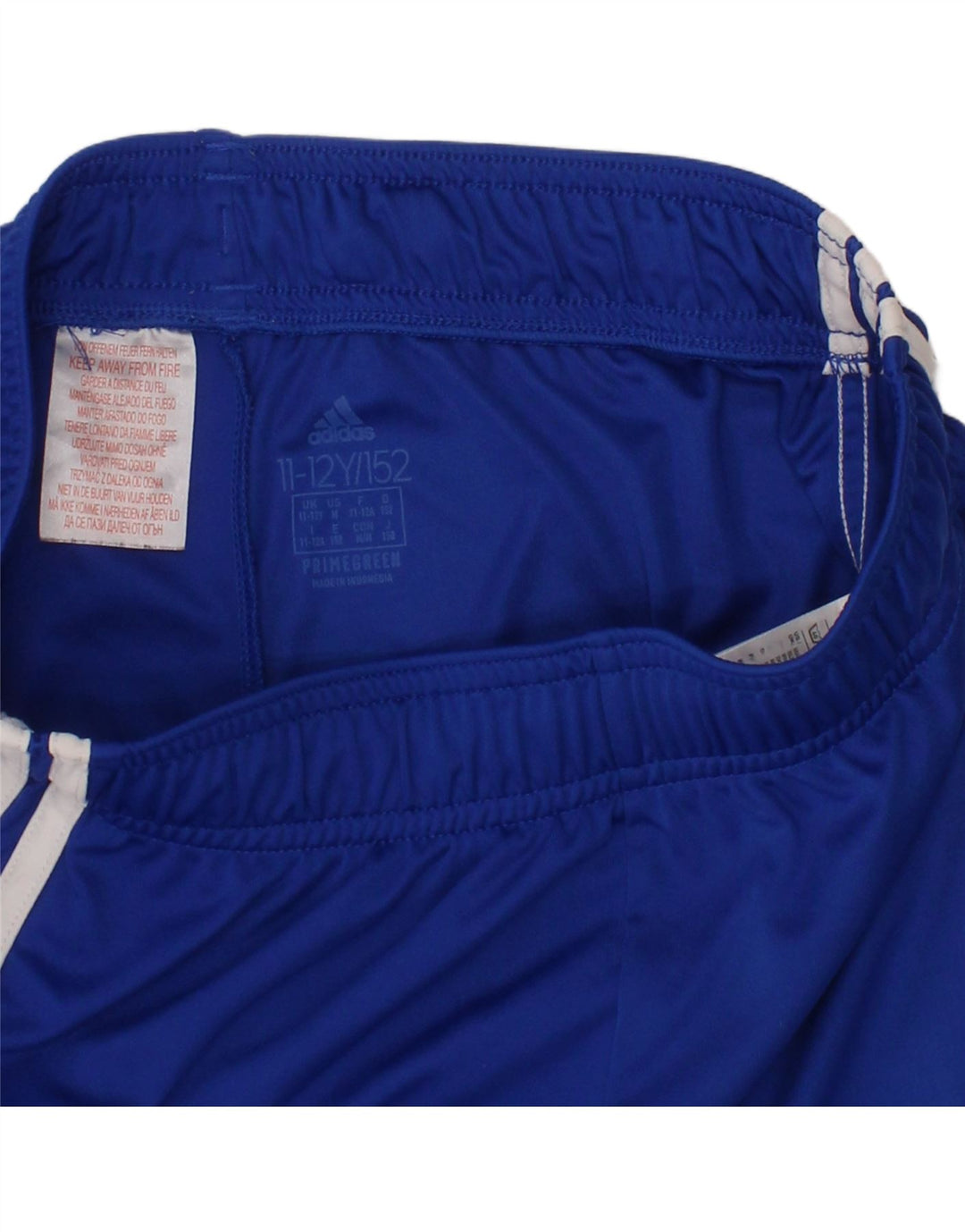 ADIDAS Boys Aeroready Sport Shorts 11-12 Years  Blue Polyester Vintage Adidas and Second-Hand Adidas from Messina Hembry 