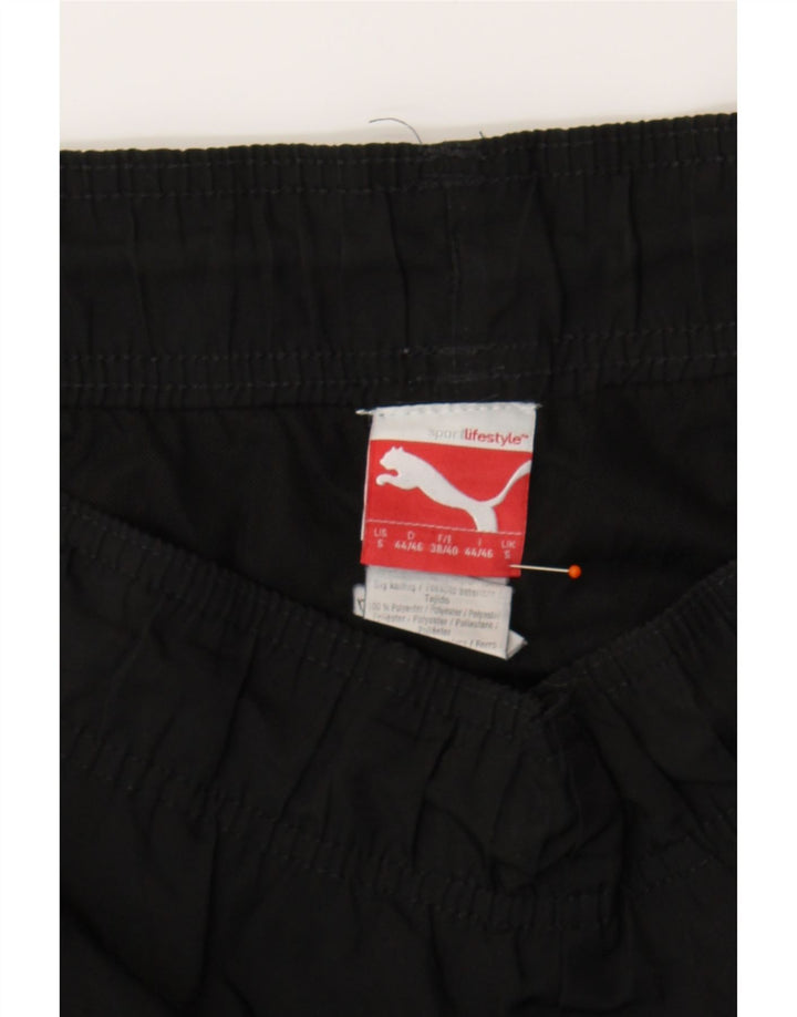 PUMA Mens Graphic Sport Shorts Small  Black Polyester Vintage Puma and Second-Hand Puma from Messina Hembry 