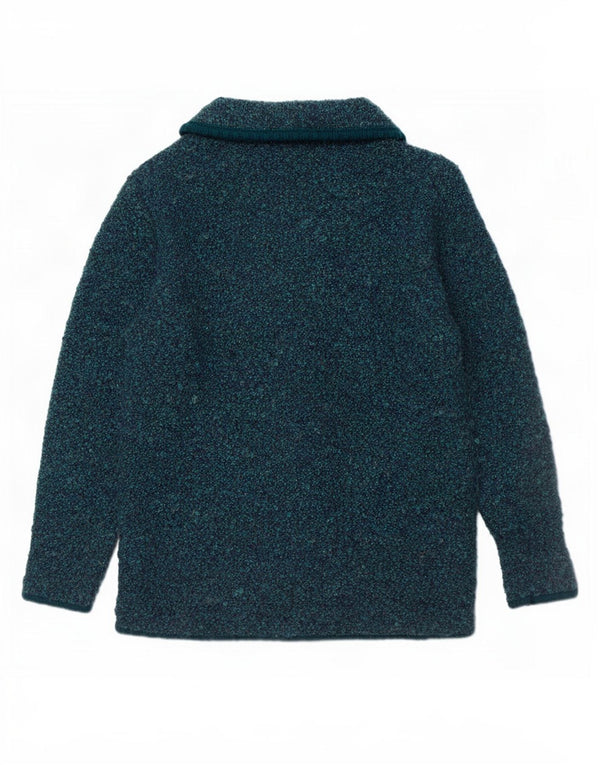 Casamia Womens Cardigan Sweater UK 10 Small Blue Flecked Acrylic
