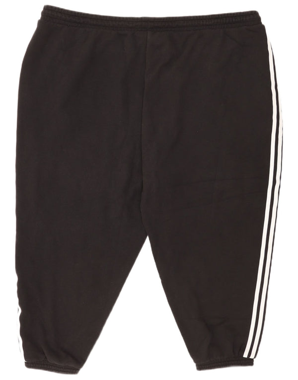 Adidas Womens Tracksuit Trousers Joggers UK 32/34 4XL Black Cotton
