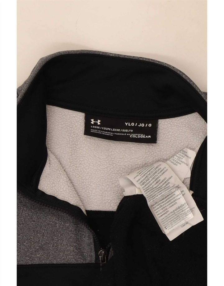 Under Armour Boys Cold Gear Pullover Tracksuit Top 11-12 Years Large Grey