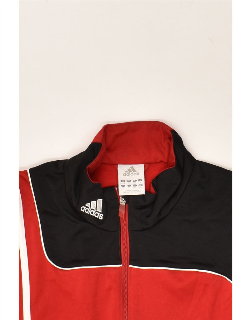 ADIDAS Mens Tracksuit Top Jacket Size 44/46 Large Red Colourblock | Vintage Adidas | Thrift | Second-Hand Adidas | Used Clothing | Messina Hembry 