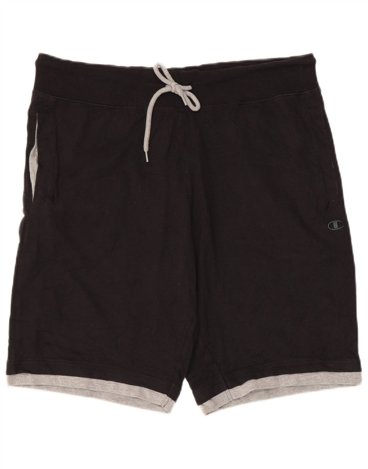 Champion Mens Sport Shorts XL  Black Cotton