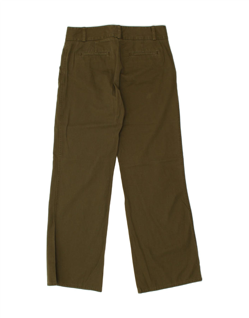 J. CREW Womens Straight Chino Trousers US 8 Medium W30 L32 Khaki Cotton | Vintage J. Crew | Thrift | Second-Hand J. Crew | Used Clothing | Messina Hembry 