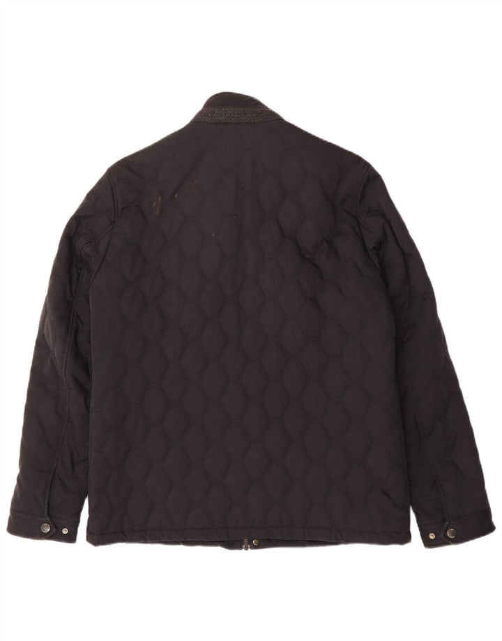 TED BAKER Mens Quilted Jacket Size 5 XL Navy Blue