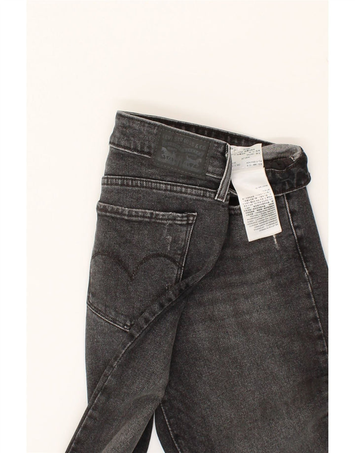LEVI'S Womens 711 Distressed Skinny Jeans W29 L30 Grey Cotton Vintage Levi's and Second-Hand Levi's from Messina Hembry 