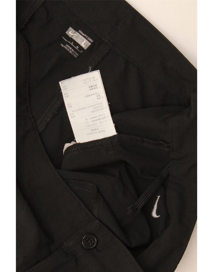 Nike Womens Casual Shorts Large W32  Black Polyester