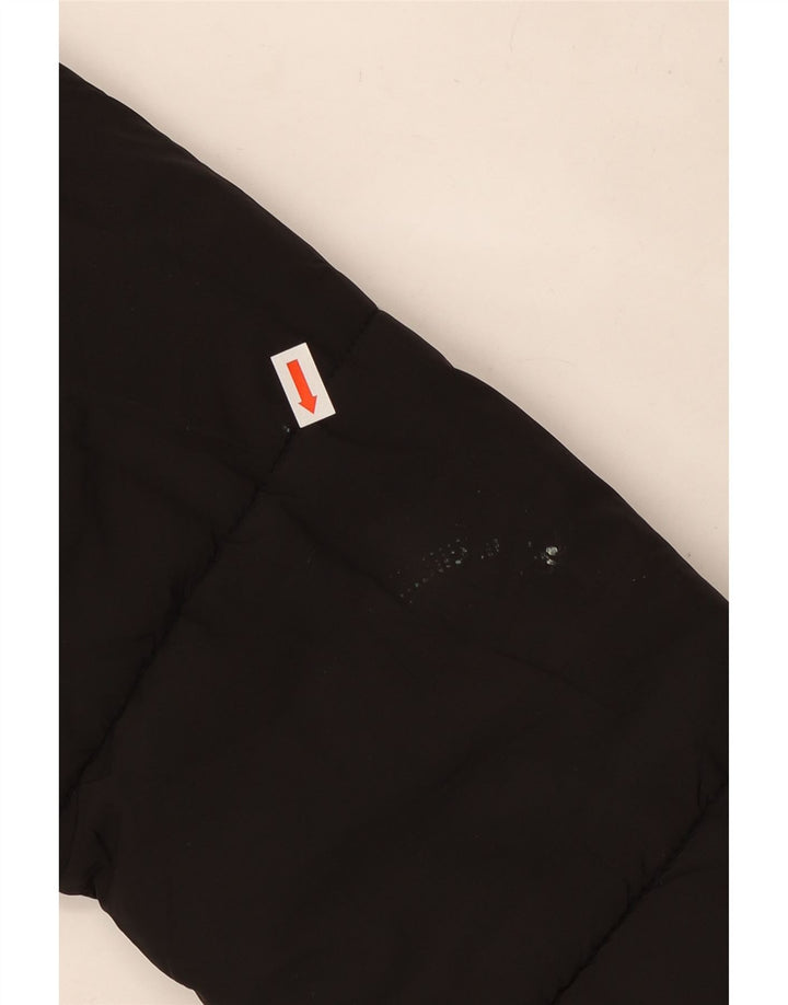 Topshop Womens Petite Hooded Oversized Padded Jacket UK 8 Small Black