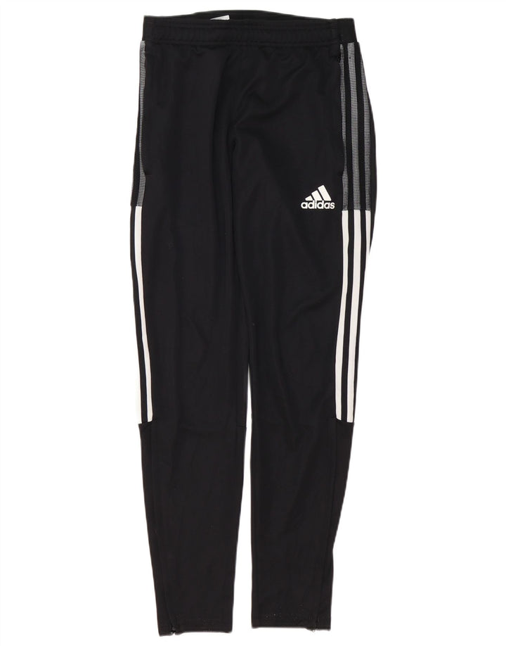 Adidas Womens Aeroready Tracksuit Trousers UK 8 Small Black Polyester