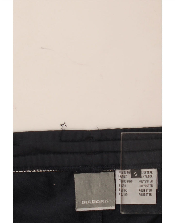 Diadora Mens Tracksuit Trousers Small  Navy Blue Polyester