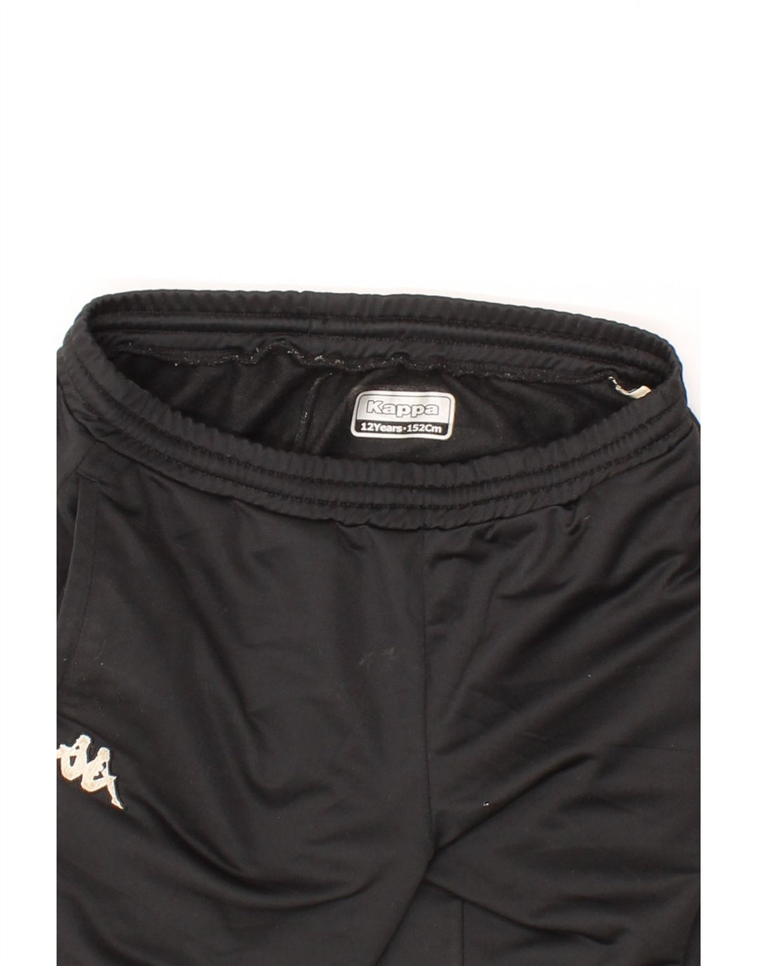KAPPA Boys Tracksuit Trousers Joggers 11-12 Years Black Vintage Kappa and Second-Hand Kappa from Messina Hembry 