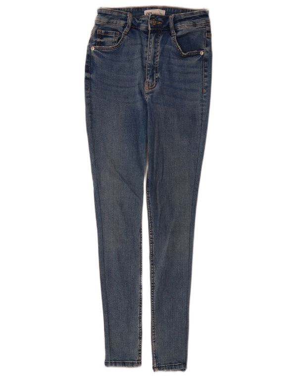 Zara Womens Skinny Jeans EU 34 2XS W24 L28 Blue