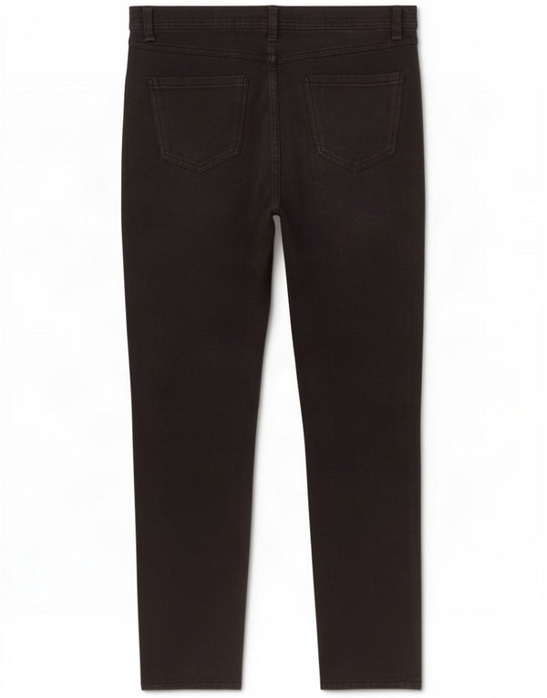 Zara Womens Low Waist Slim Jeans Large W30 L24 Black Cotton