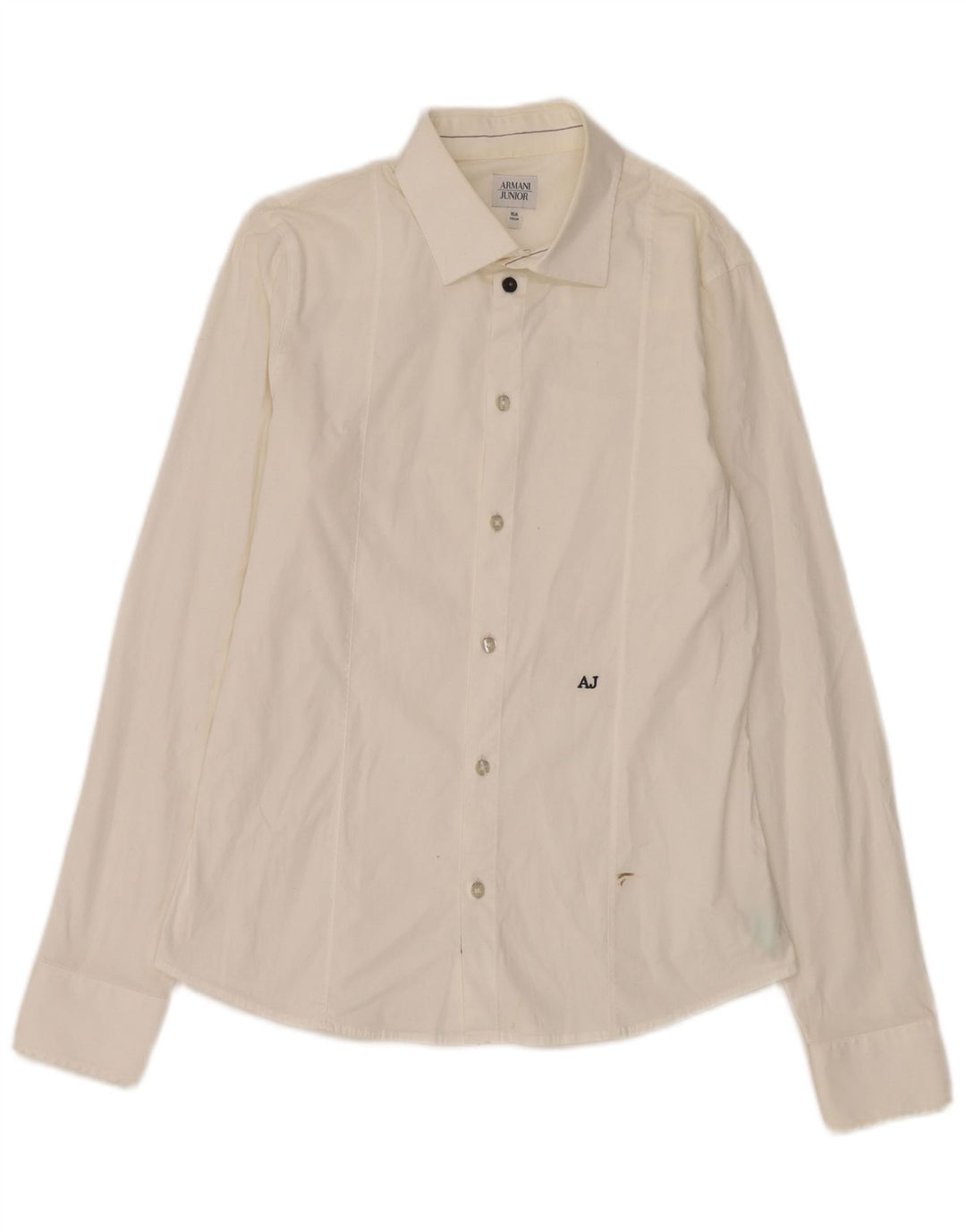 Armani Junior Boys Shirt 15-16 Years White Cotton