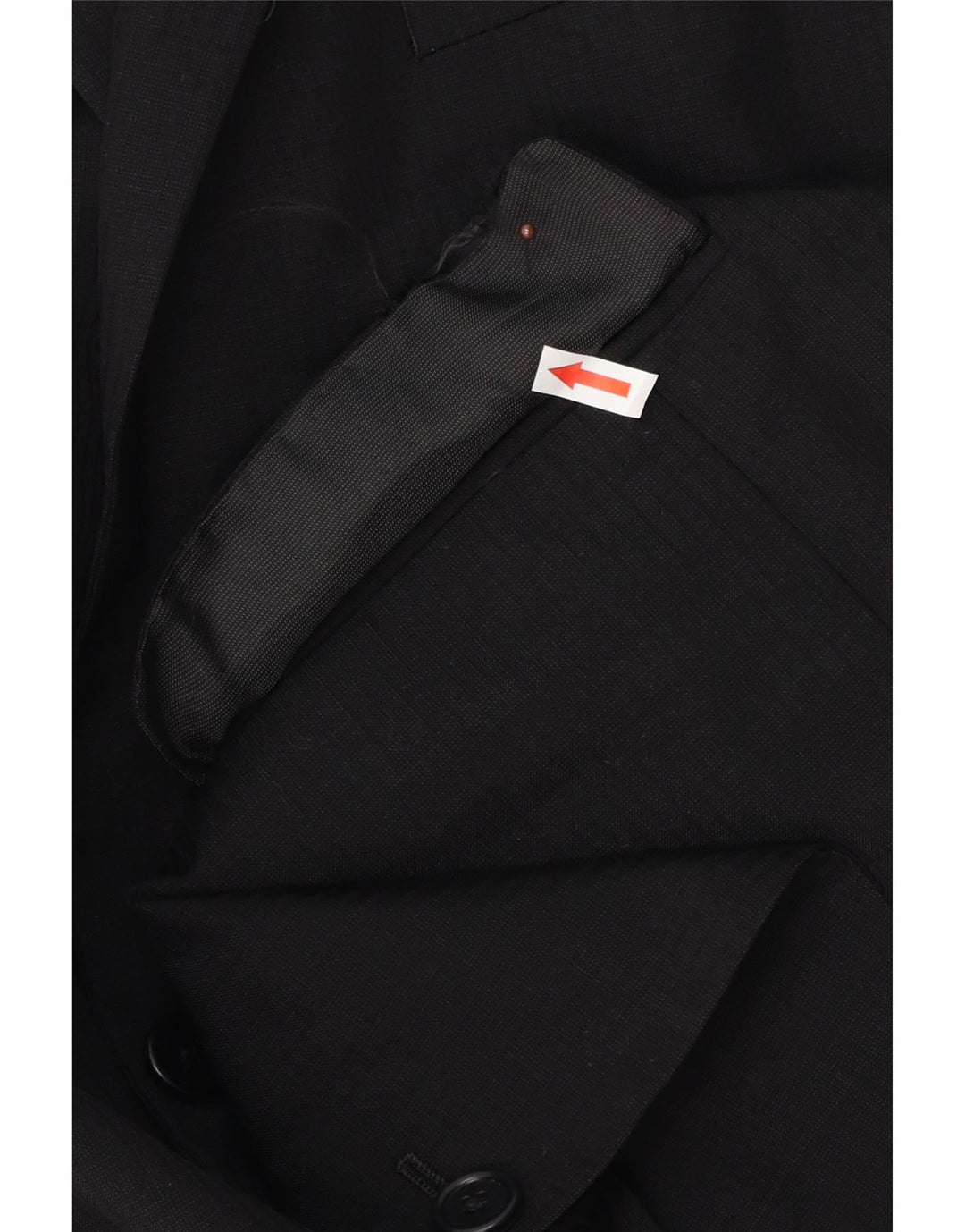 Michael Kors Mens Longline 2 Button Blazer Jacket UK 46 3XL Black Wool