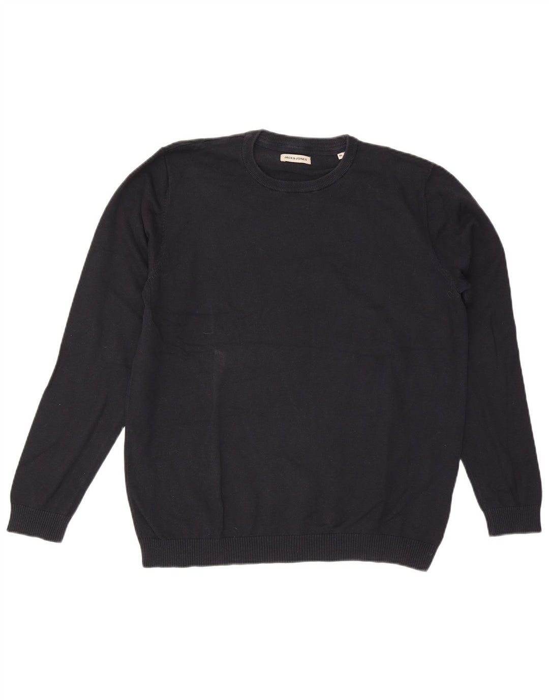 Jack & Jones Mens Crew Neck Jumper Sweater XL Navy Blue