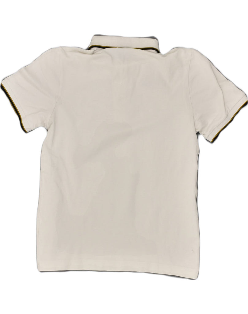 KAPPA Mens Polo Shirt Small White Cotton | Vintage Kappa | Thrift | Second-Hand Kappa | Used Clothing | Messina Hembry 