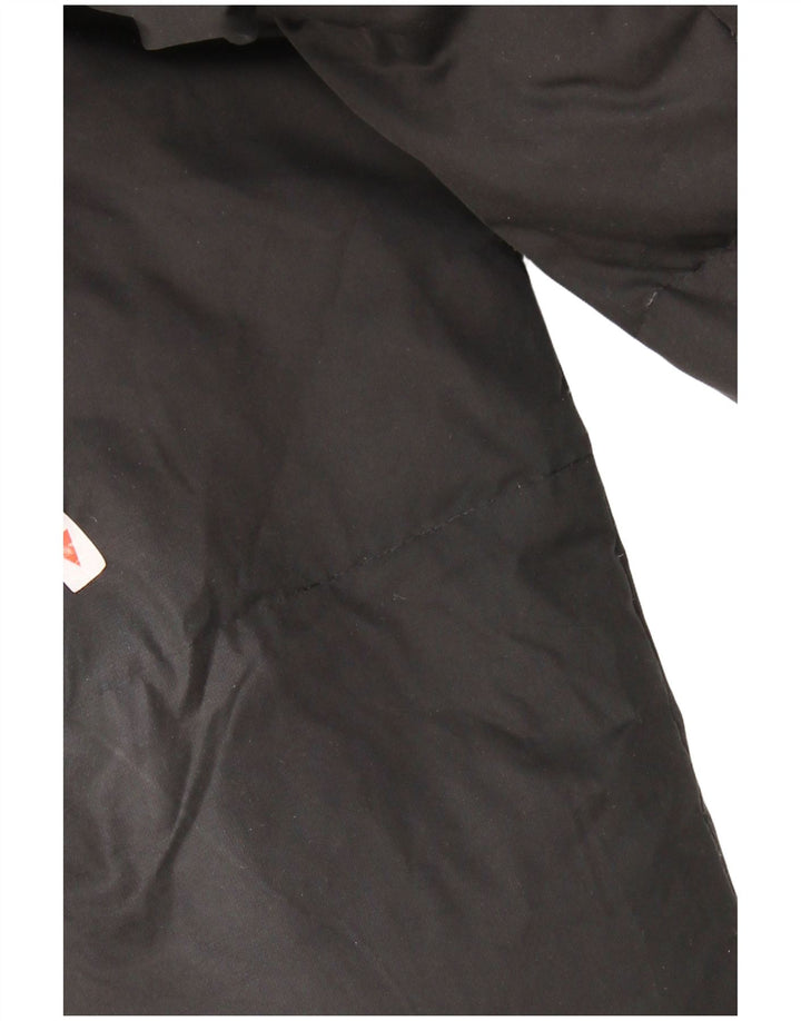 TIMBERLAND Mens Hooded Padded Jacket UK 38 Medium Black Polyester