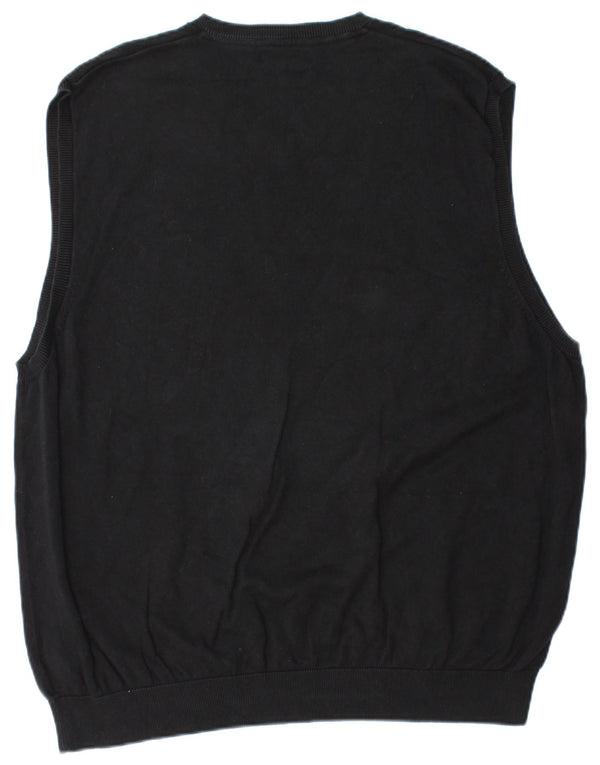 Marks & Spencer Mens Vest Tank Top 3XL Black Cotton