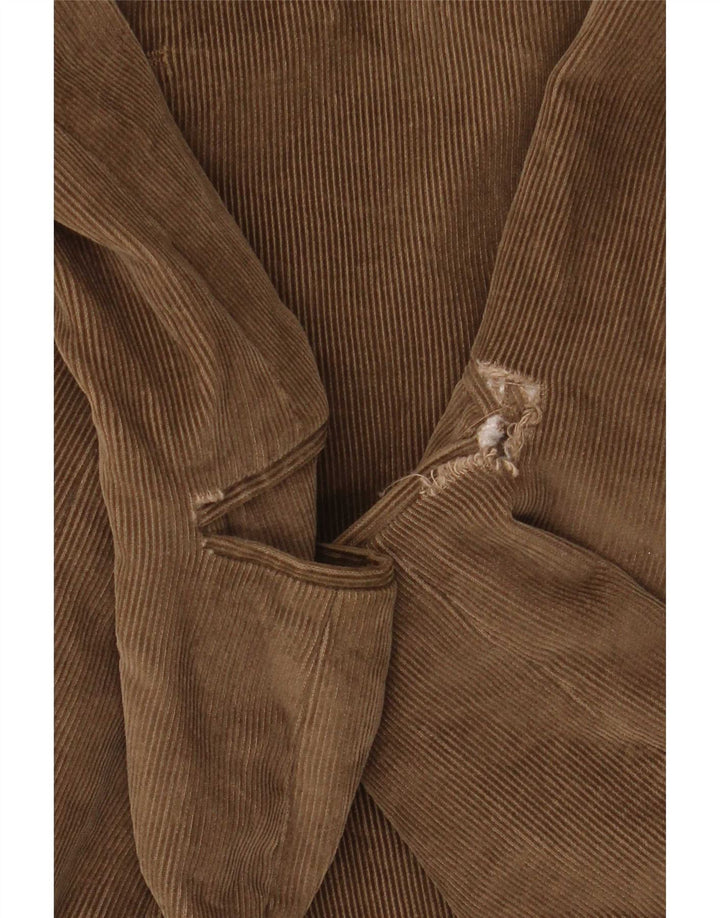 Marks & Spencer Mens 3 Button Corduroy Blazer Jacket UK 42 Large Brown
