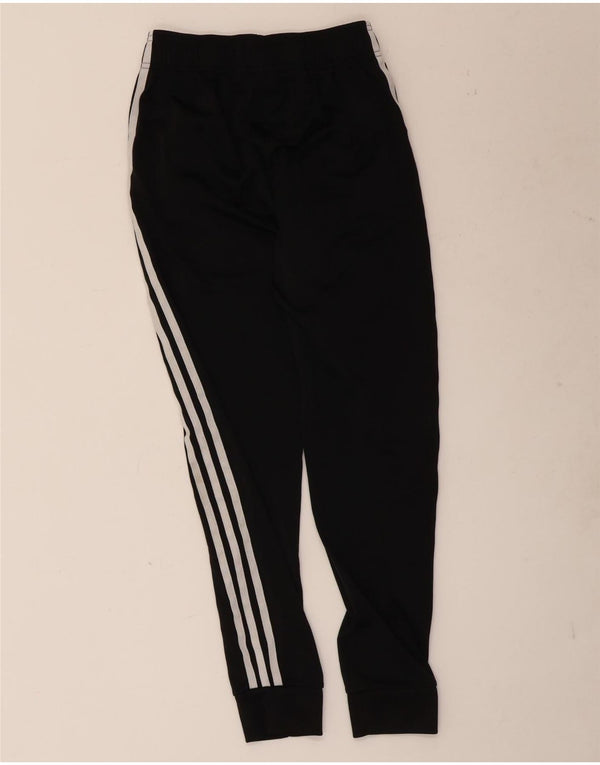 Adidas Boys Tracksuit Trousers Joggers 12-13 Years  Black Polyester
