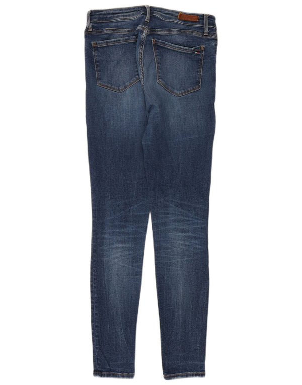 Tommy Hilfiger Womens Como Skinny Jeans W27 L28 Blue Cotton